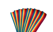 Load image into Gallery viewer, Derby Laces STYLE - Rainforest Sunset Stripe