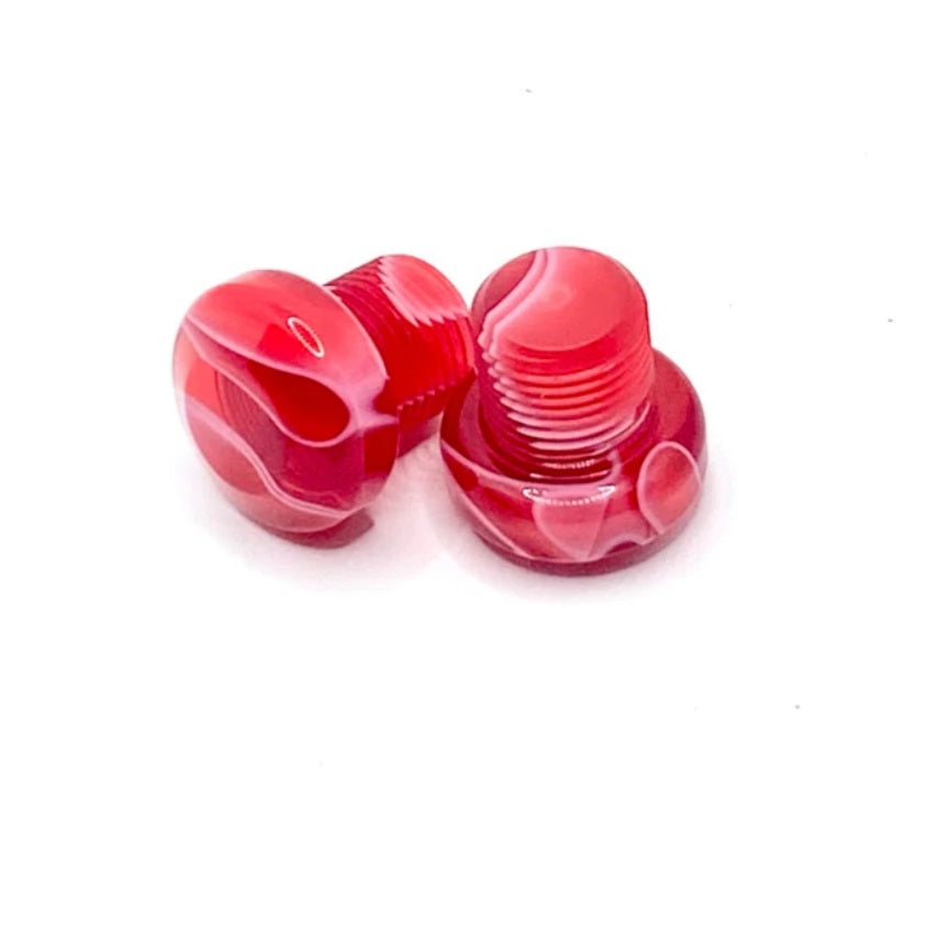 Jam plug / Toe Plug Red Swirl Keaskates