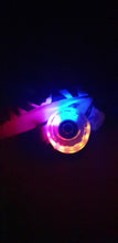 Load image into Gallery viewer, RDS Pacer LED Light up wheels spinning in a dark room, lighting up in multi colour