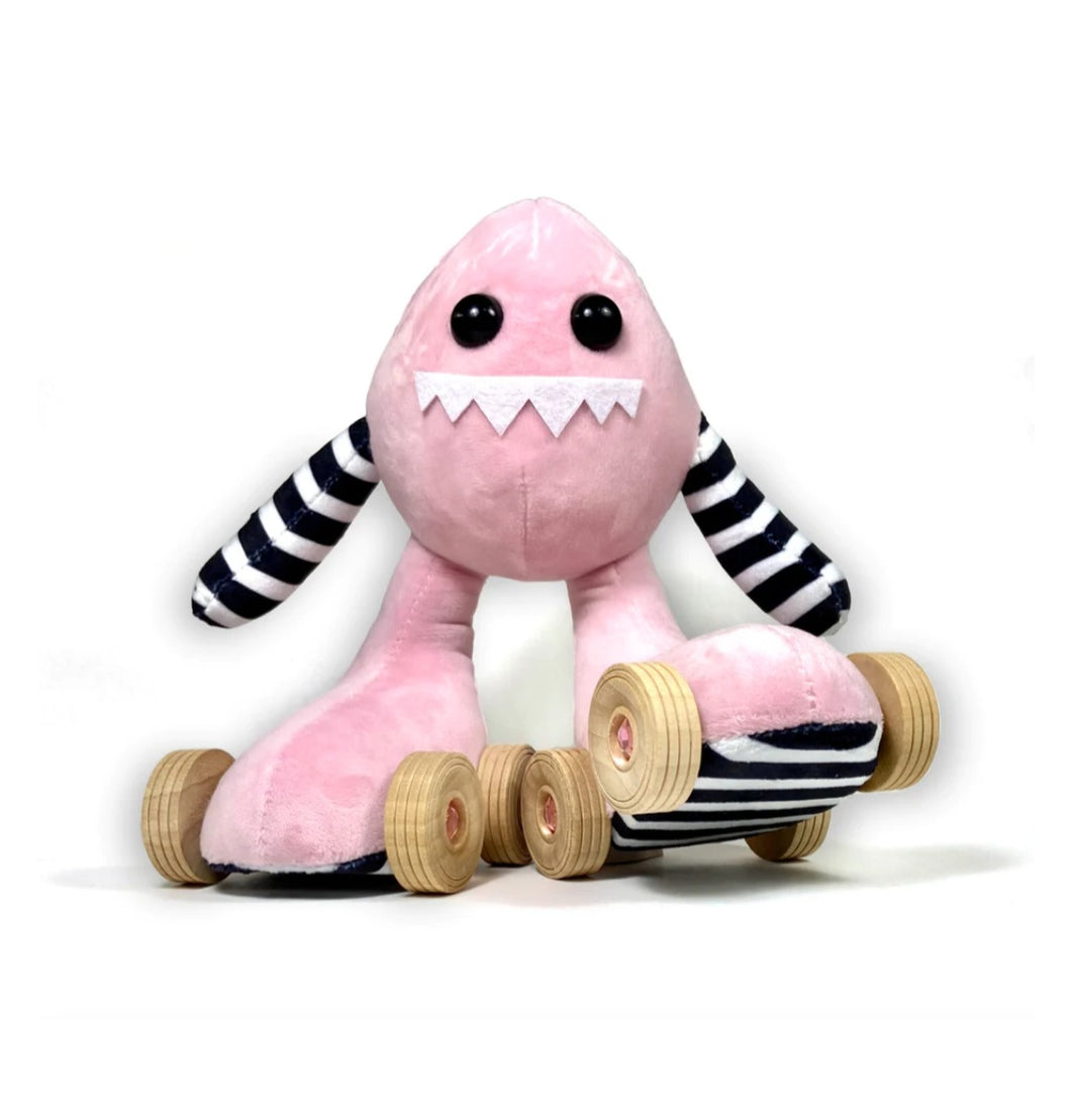 Rollerstuff Skate Monster - Light Pink Stripes