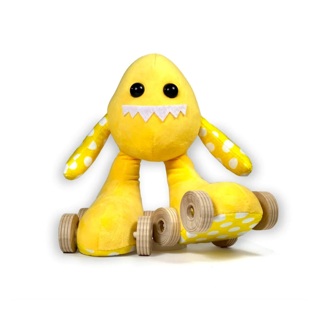 Rollerstuff Skate Monster - Yellow Polka Dots