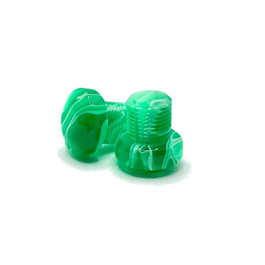 Jam Plug / Toe Plug - Green Swirl