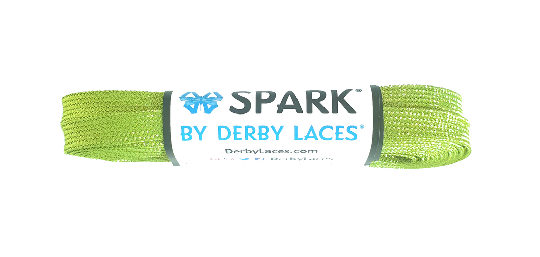 Derby Laces SPARK Lime Green