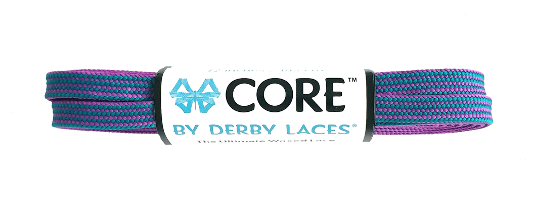 Derby Laces CORE Purple And Teal