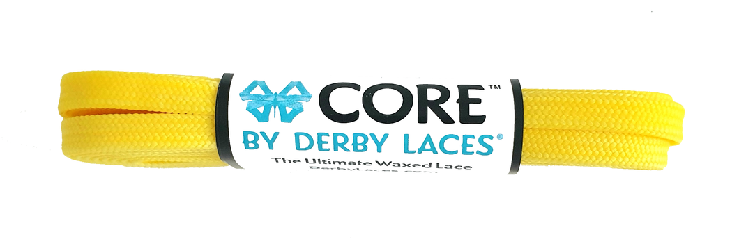 Derby Laces CORE Lemon Yellow