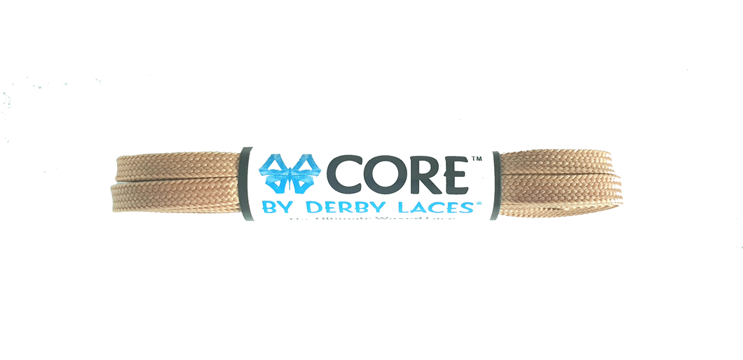 Derby Laces CORE Coffee Latte Brown