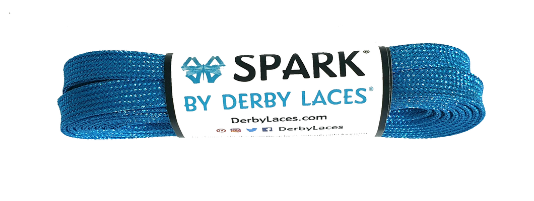 Derby Laces SPARK Pool Blue