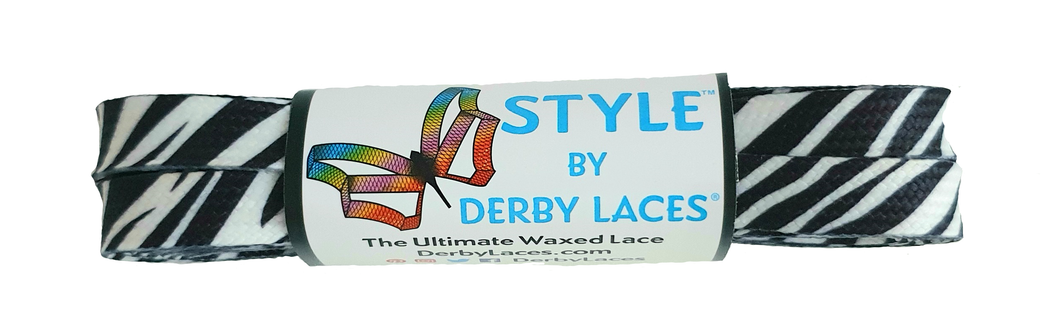 Derby Laces STYLE Zebra