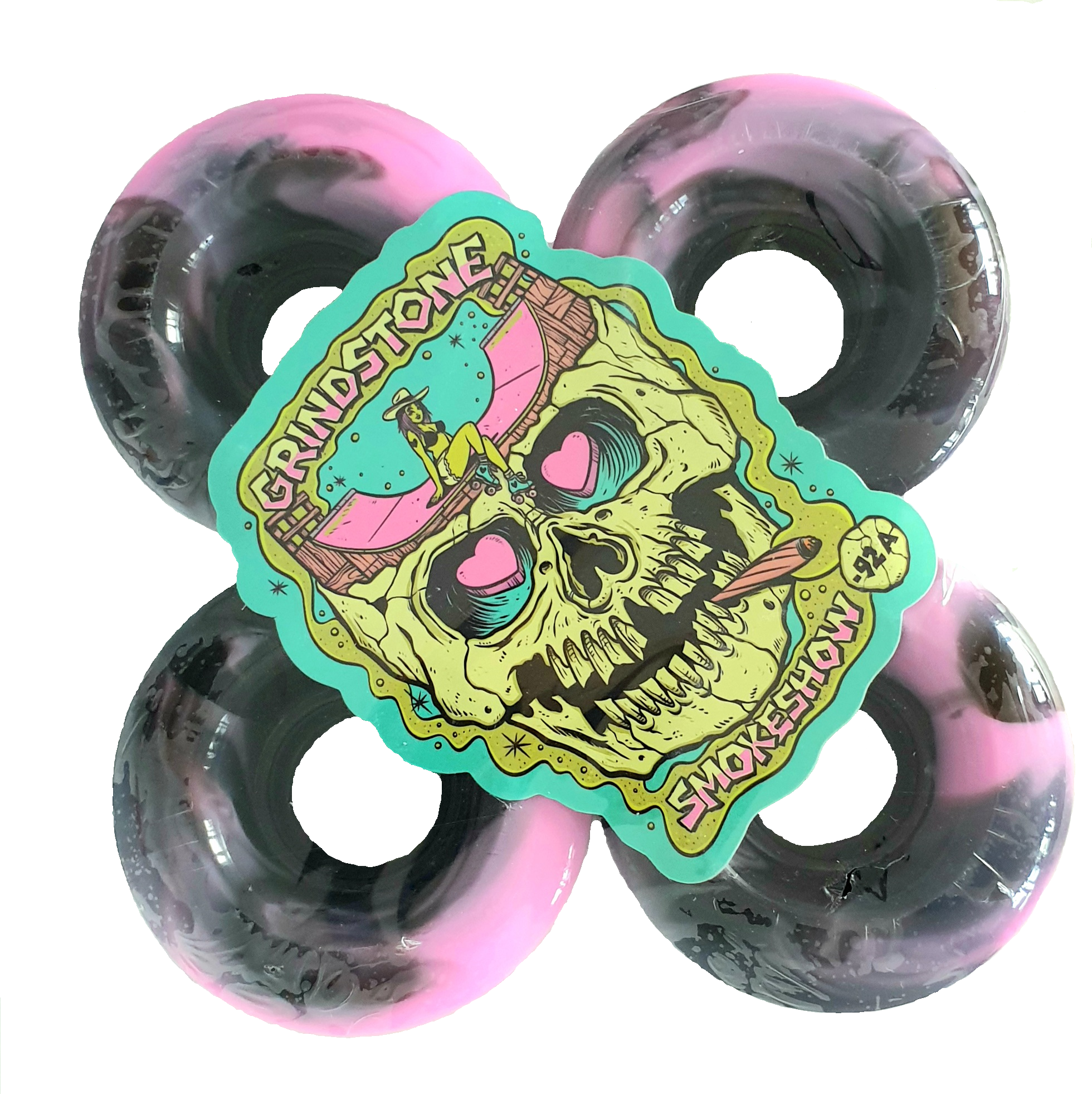 Grindstone Smokeshow Wheels BB Pink (4 pack) – Keaskates