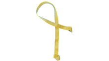 Load image into Gallery viewer, Shorty Skate Leash - Yellow and Silver
