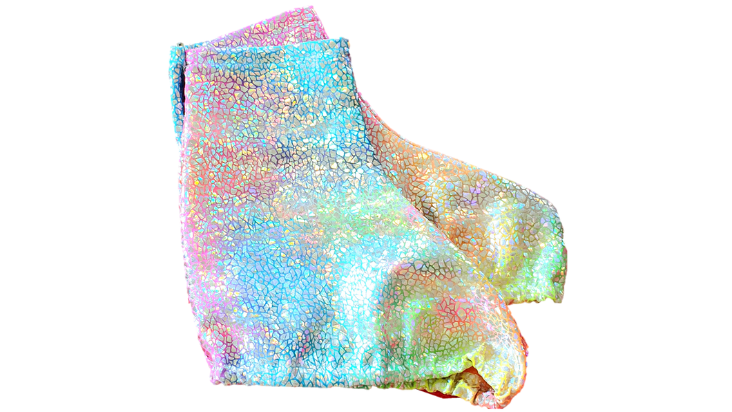 Boot Covers - Rainbow Holographic Details