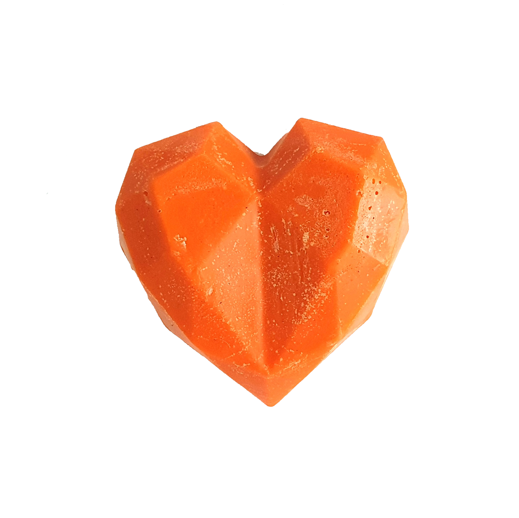 LIMITED EDITION Keaskates Geo Heart Wax SOFT FORMULA - Orange