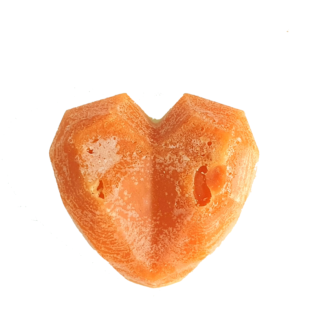 LIMITED EDITION Keaskates Geo Heart Wax HYBRID - Orange and Cream