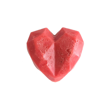Load image into Gallery viewer, LIMITED EDITION Keaskates Geo Heart Wax SOFT FORMULA - Red and Cream
