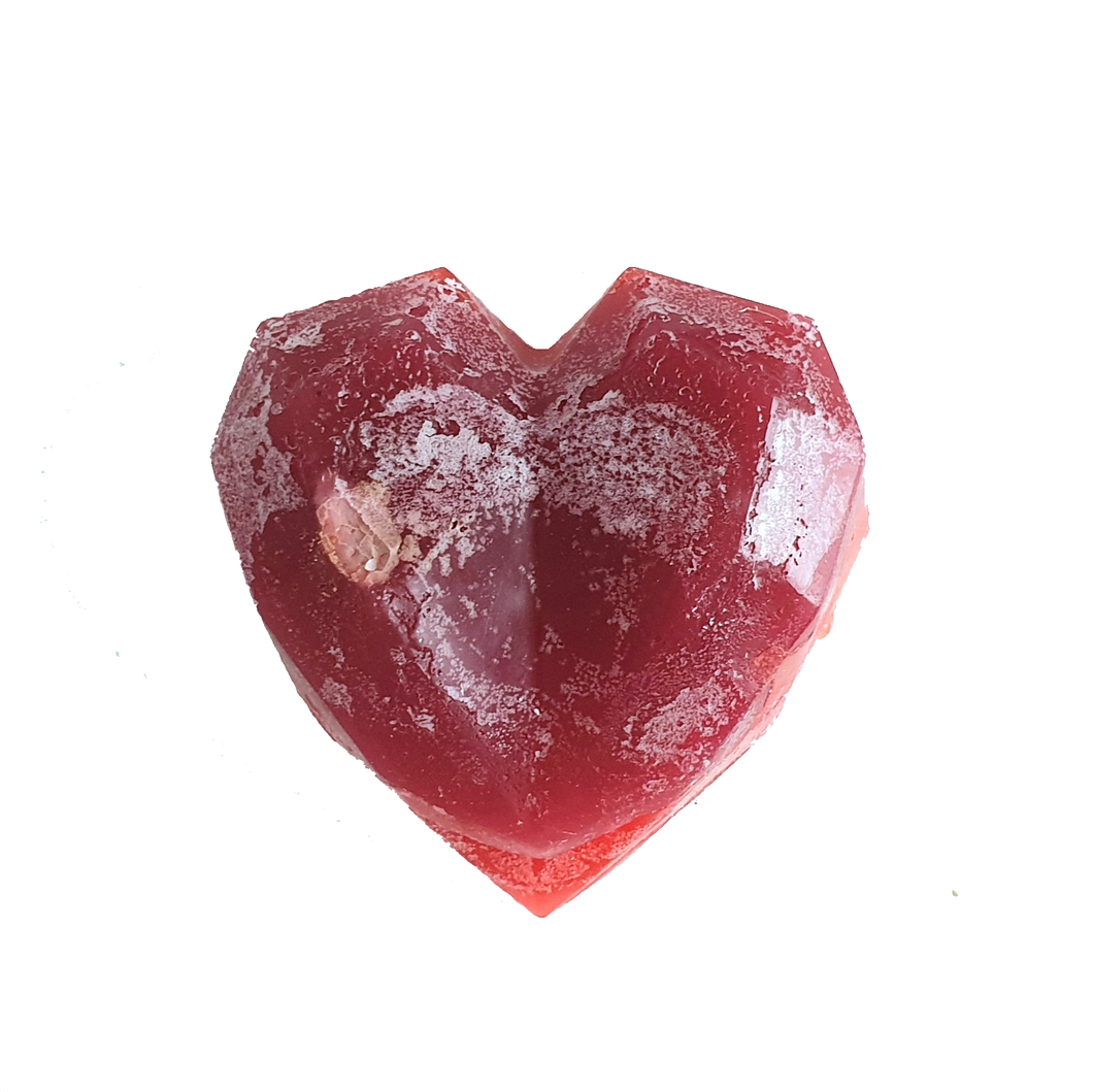 LIMITED EDITION Keaskates Geo Heart Wax - Wineberry and Red